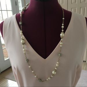 Pearl and bead necklace